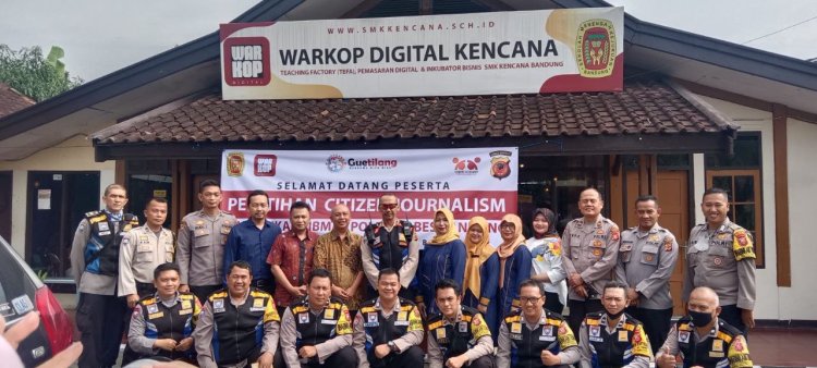 Guetilang.com Bersama Polrestabes Bandung Gelar Pelatihan Citizen Journalism Bagi Jajaran Bhabinkamtibmas