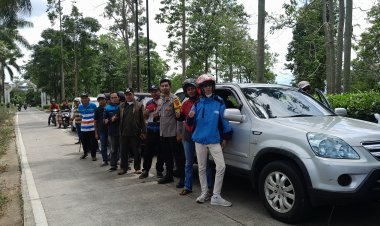Sinergitas Bhabinkamtibmas dengan Warga Berikan Bantuan Kepada Korban Gempa di Cianjur