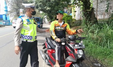 Kurangi Pelanggaran, Ini yangd Dilakukan Unit Lantas Polsek Sukalarang