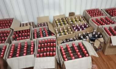 Razia Kendaraan, Polsek Pino Temukan Ratusan Botol Miras