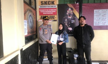 Tingkatkan Pelayanan, Kapolsek Sukalarang Lakukan Kontrol Kinerja SPKT