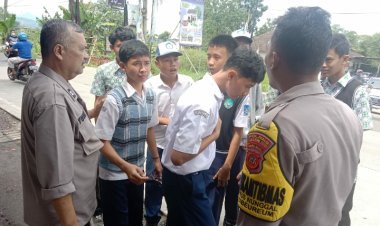 Kanit Binmas Polsek Cibeureum Berikan Himbauan Kamtibmas Kepada Para Pelajar