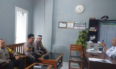 Kapolsek Cireunghas Laksanakan Anjangsana Kepada Kepala Desa Tegal Panjang
