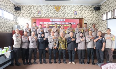 Bersama Polres Lampung Selatan, Guetilang.com Lakukan Pelatihan Citizen Journalism Bagi Bhabinkamtibmas