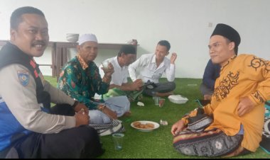 Bhabinkamtibmas Polsek Cibeureum Laksanakan Anjangsana Kepada Tokoh Agama