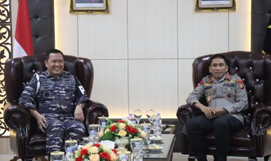 Danpuspomal Kunjungi Polda Lampung Perkuat Sinergitas TNI-Polri