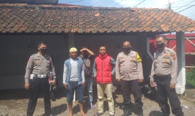 Melalui Kegiatan Sambang, Bhabinkamtibmas Ajak Warga Jaga Kamtibmas