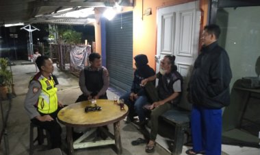 Unit Samapta Polsek Cireunghas Laksanakan Patroli Malam Minggu Antisipasi Gangguan Kamtibmas