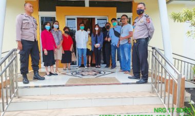 Berikan Rasa Aman Bagi Jemaat,Polsek Cibeureum Laksanakan Pengamanan Gereja