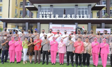 Polda Lampung Kirim Bantuan Sosial untuk Korban Gempa Cianjur