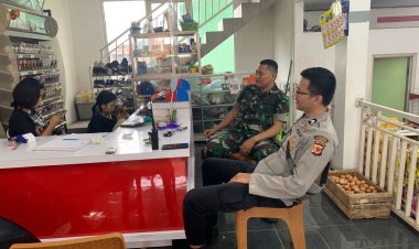 Melalui Giat Sambang, Bhabinkamtibmas, Edukasi Masyarakat Jaga Kamtibmas