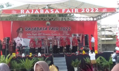 Kabag Log Polres Lampung Selatan Hadiri Rajabasa Fair 2022