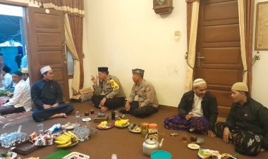 Kapolsek Sukalarang Sambang Ke Tokoh Agama Desa Semplak