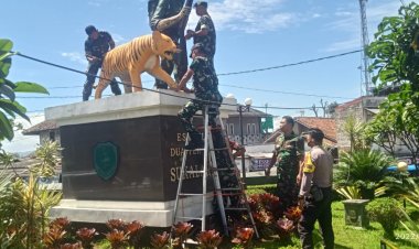 Kerja Bakti TNI POLRI Di Hari Juang Kartika ke 77