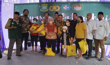 Jalin Antar Umat Beragama,Yayasan Silahturahmi Gelar Baksos,Santunan Umat Kristiani