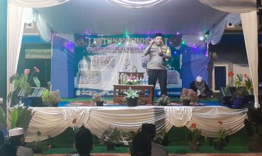 Kapolsek Sukalarang Hadiri Peringatan Maulid Nabi Di Ponpes Nurussyifa