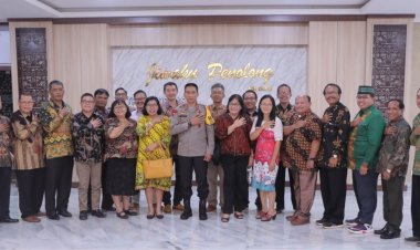 Kapolda Lampung Menerima Audiensi dari Persekutuan Gereja Indonesia Wilayah Lampung