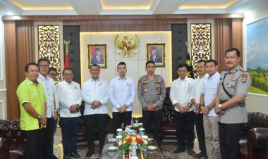 Kapolda Lampung Menerima Audiensi KADIN Lampung