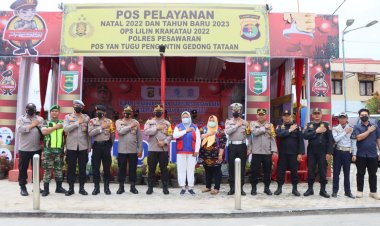 Pengamanan Nataru, Kapolres Pesawaran AKBP Pratomo Widodo Cek Langsung Sejumlah Pospam dan Posyan