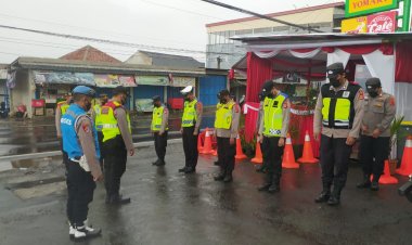 Apel Pengamanan Dan Arahan  Kapospam Yomart Sukalarang