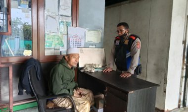Bhabinkamtibmas Polsek Cibeureum Laksanakan Anjangsana Kepada Warga Binaanya