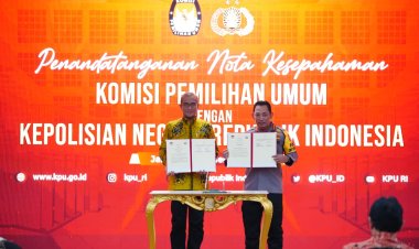 MoU dengan KPU, Kapolri: Syarat Mutlak, Jaga Persatuan  Kesatuan di Pemilu 2024