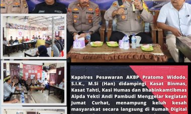 Jumat Curhat Kapolres Pesawaran