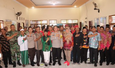 Giat Jumat Curhat, Polres Lampung Selatan Didukung Masyarakat sebagai Moral Enforcement.