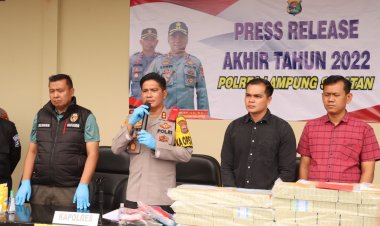 Polres Lampung Selatan Berhasil Selesaikan 70 % Kasus C3 di Akhir Tahun 2022