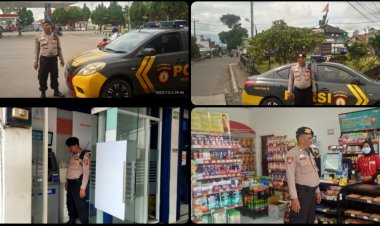 Polsek Sukalarang Gelar Patroli Ops Lilin Lodaya 2022