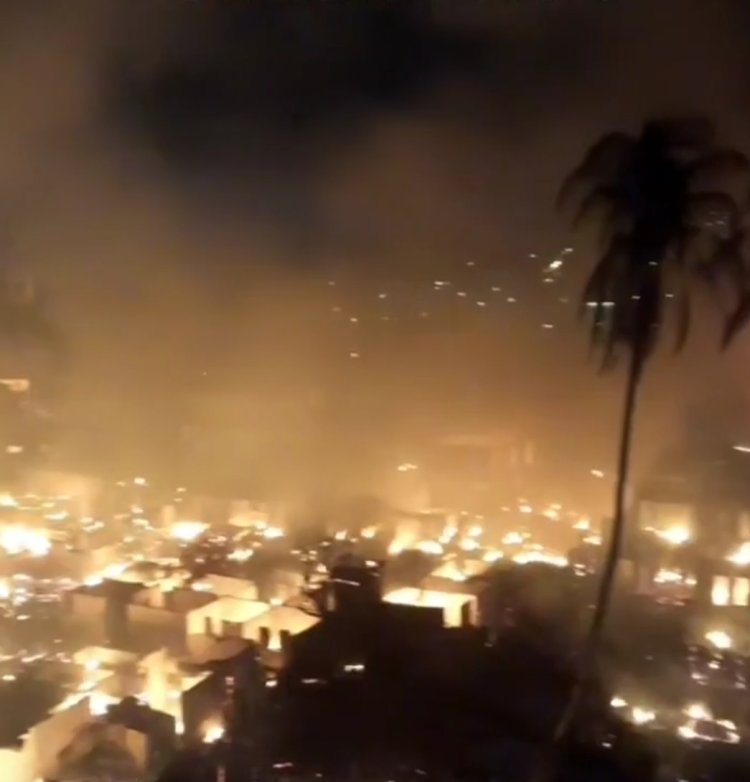 Pasar Mardika Ambon terbakar, 2 orang meninggal dunia