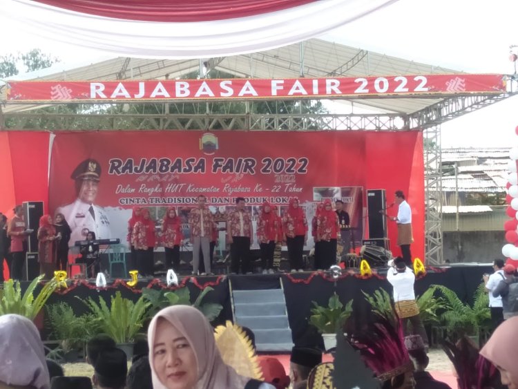 Kabag Log Polres Lampung Selatan Hadiri Rajabasa Fair 2022