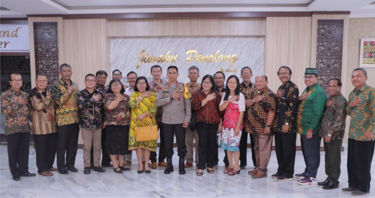 Kapolda Lampung Menerima Audiensi dari Persekutuan Gereja Indonesia Wilayah Lampung