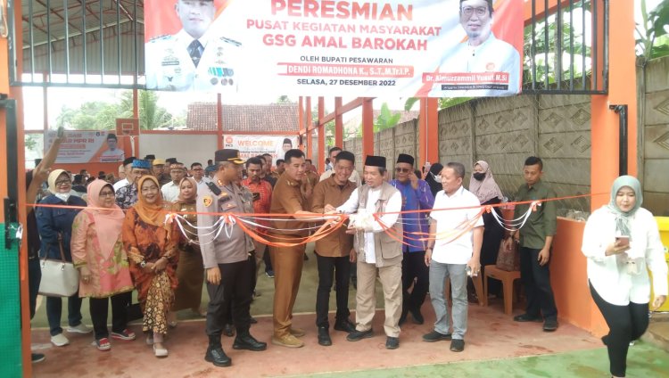 Peresmian Gedung Serba Guna Amal Barokah dan Sosialisasi Empat Pilar Kebangsaan