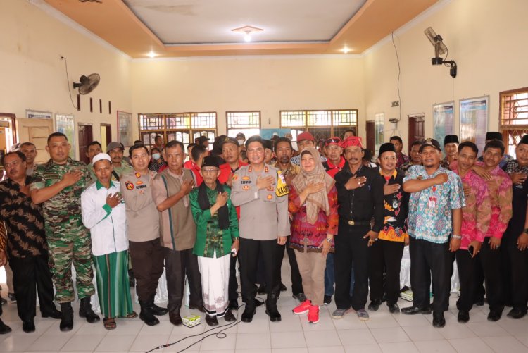Giat Jumat Curhat, Polres Lampung Selatan Didukung Masyarakat sebagai Moral Enforcement.