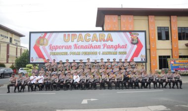 Kapolda Lampung: 283 Personil Polda Lampung Mendapat Kenaikan Pangkat