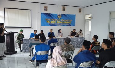 Silaturahmi Muscam PK KNPI Periode 2022 Tingkat Kecamatan Sukalarang