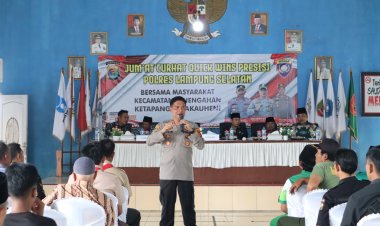 Jumat Curhat, Polres Lampung Selatan Didukung Masyarakat sebagai Moral Enforcement