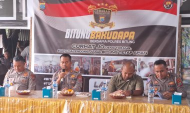 Awal 2023 Kapolres Bitung Gelar Jumat Curhat