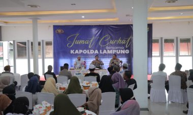 Jum'at Curhat, Kapolda Lampung Serap Kegelisahan Masyarakat