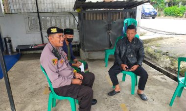 Patroli Dialogis Dan Giat Sambang Unit Samapta Polsek Sukalarang
