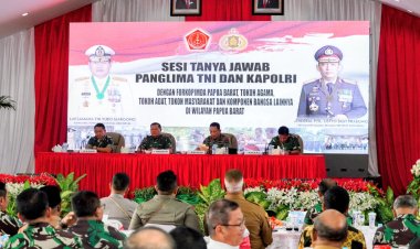 Silaturahmi Bareng Masyarakat di Papua Barat, Kapolri: TNI-Polri Solid dan Siap Kawal Program Pemerintah