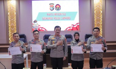 Bidang Humas Polda Lampung Gelar Penandatanganan Pakta Integritas DIPA T.A 2023