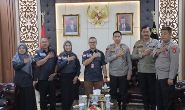 Kapolda Lampung Terima Audensi KPID Provinsi Lampung