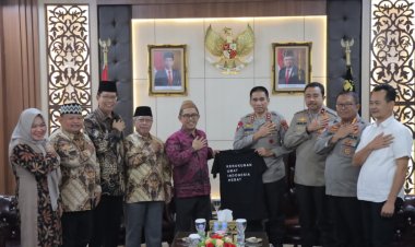 Kapolda Lampung Terima Kunjungan Kakanwil Kementerian Agama dan Ketua FKUB Provinsi Lampung