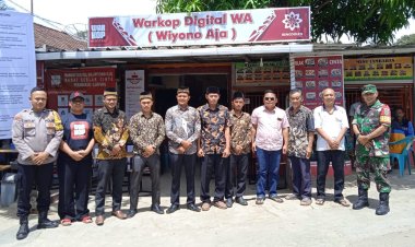 Pilkadus Desa Wiyono, Pesawaran, Lampung Berjalan Lancar dan Kondusif di Warkop Digital