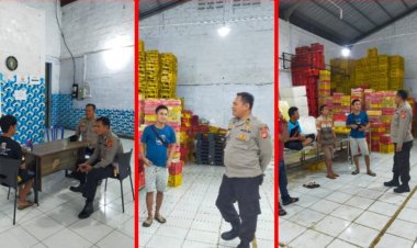 Giat Sambang Dan Patroli Dialogis Unit Samapta Polsek Sukalarang