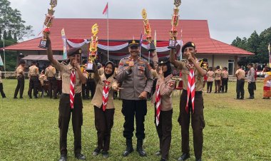 LokaBhara III 2022, Saka Bhayangkara Polres Pesawaran Polda Lampung Raih 4 Piala