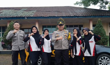 Antisipasi Tawuran Antar Pelajar,Kapolsek Sambang Ke Smkn 1 Sukalarang