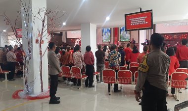 Untuk Keamanan dan Kenyamanan, Polisi Rutin Laksanakan Pam Gereja
